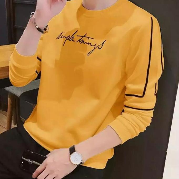 ♥ KAOS PRIA / KAOS PRIA LENGAN PANJANG / KAOS COWOK MODEL TERBARU KOREA / KAOS PRIA KEREN / BAJU KAO
