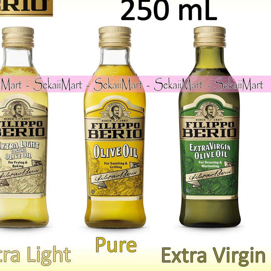 

❉ FILIPPO BERIO Olive Oil 250ml - FILIPO Pure / Extra Light / Extra Virgin Minyak Zaitun Botol Kecil ✱