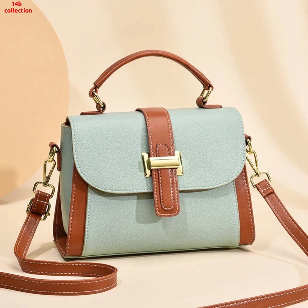 TAS SELEMPANG WANITA KULIT  IMPORT  BATAM MURAH FASHION KOREA BRANDED  CEWEK/terbaru slingbag wanita tas fashion wanita tas import