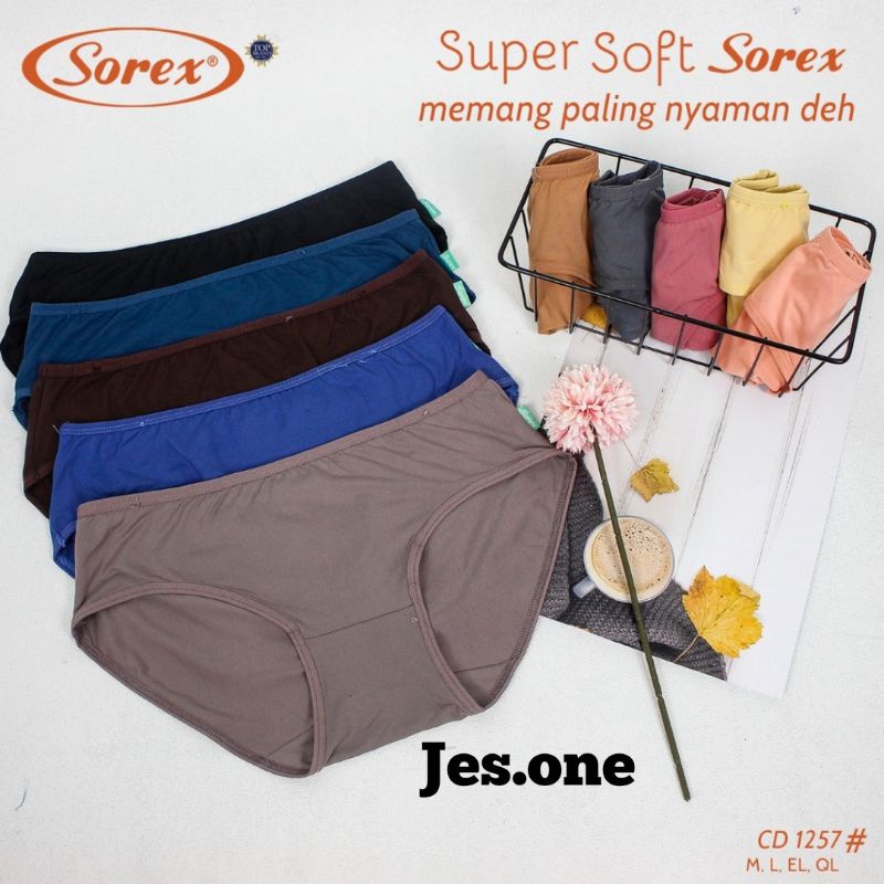 Sorex 1257 Celana Dalam Wanita CD cewek Super Soft Termurah TOKO KEANULOVA