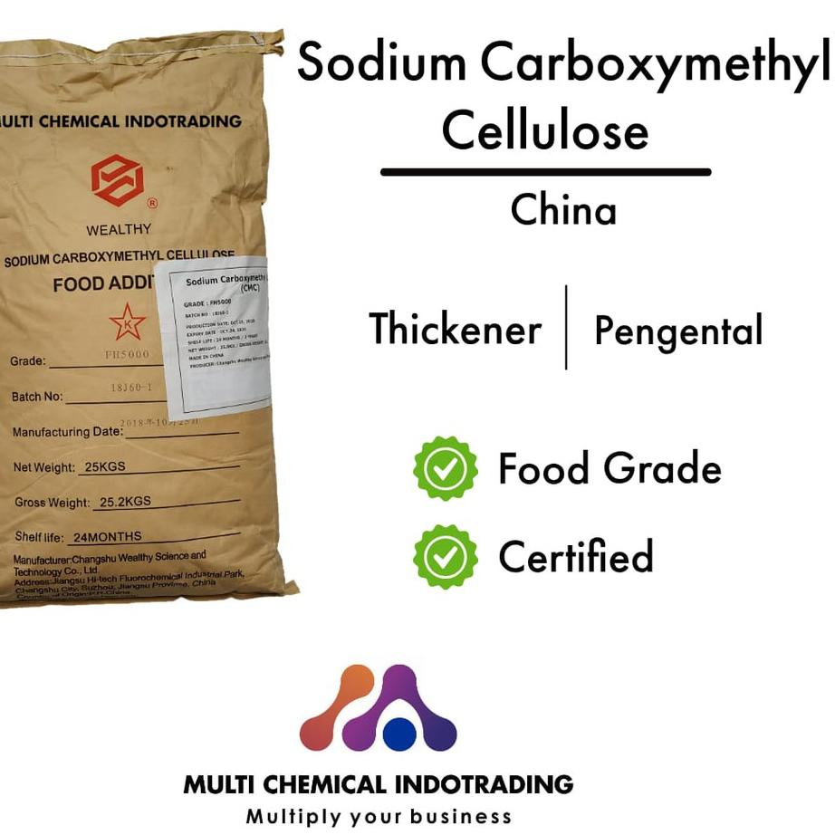 

♙ SODIUM CARBOXYMETHYL CELLULOSE / CMC FOOD GRADE || 500gr ☞