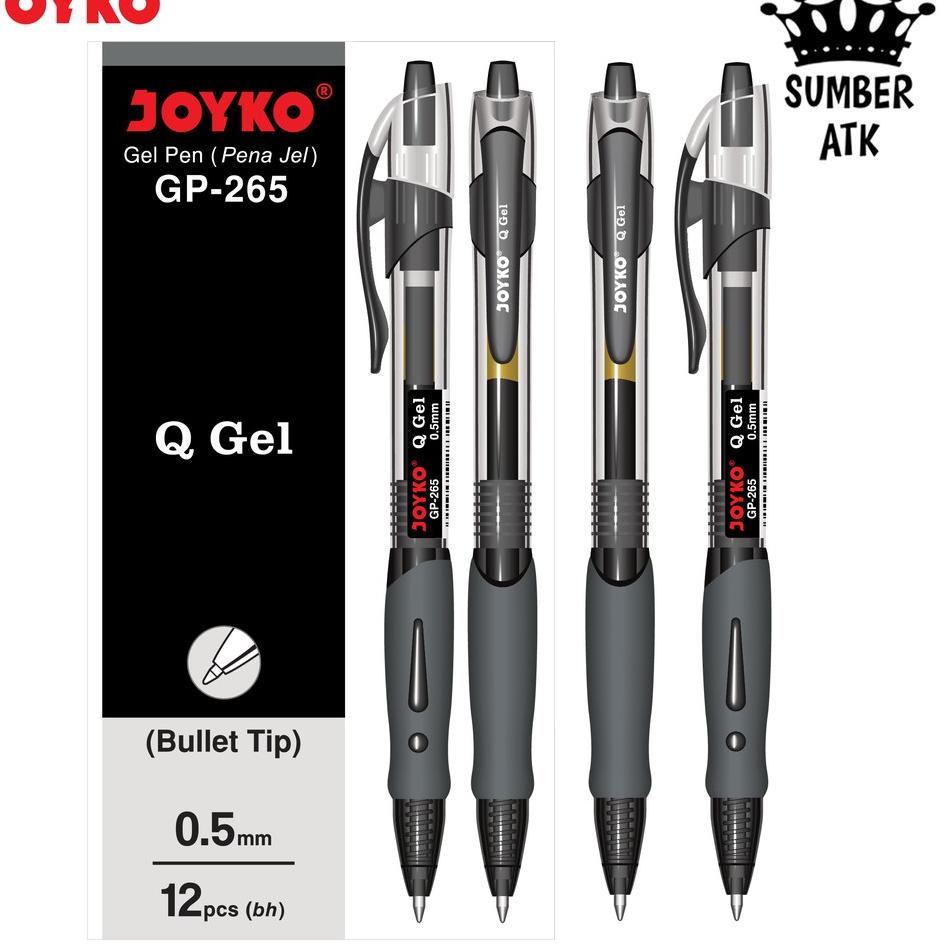 

Diskon Termurah Gel Pen Joyko GP-265 Black / Blue / Red Q 1 Lusin / 1 Box / 12 PCS Gel 0.5 mm Pulpen Pena Mirip K-1