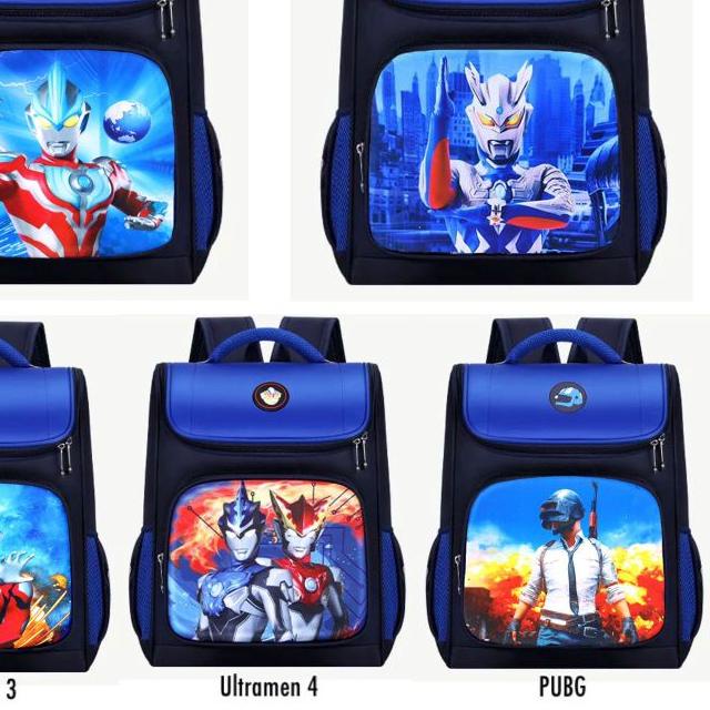 ● TAS RANSEL ANAK LAKI-LAKI MOTIF ULTRAMAN IMPORT UK 14INCH ➻