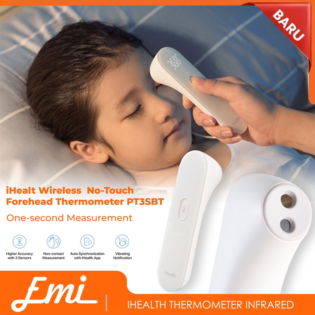 iHealth Thermometer Infrared Pengukur Suhu Badan Non Contact - PT3