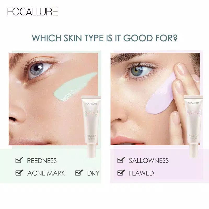 (READY &amp; ORI) Focallure Color Correcting Makeup Base Makeup Primer FA166 FA 166