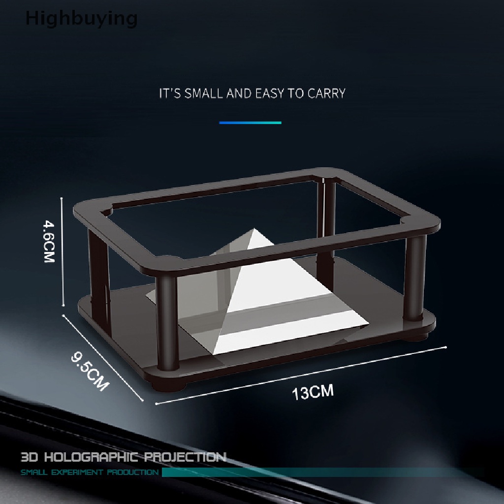 Hbid 3D Horaphic Display Horam Piramid Proyektor Siswa DIY Mainan Menyenangkan Mainan Edukasi Anak Percobaan Sains Produksi Berteknologi Glory