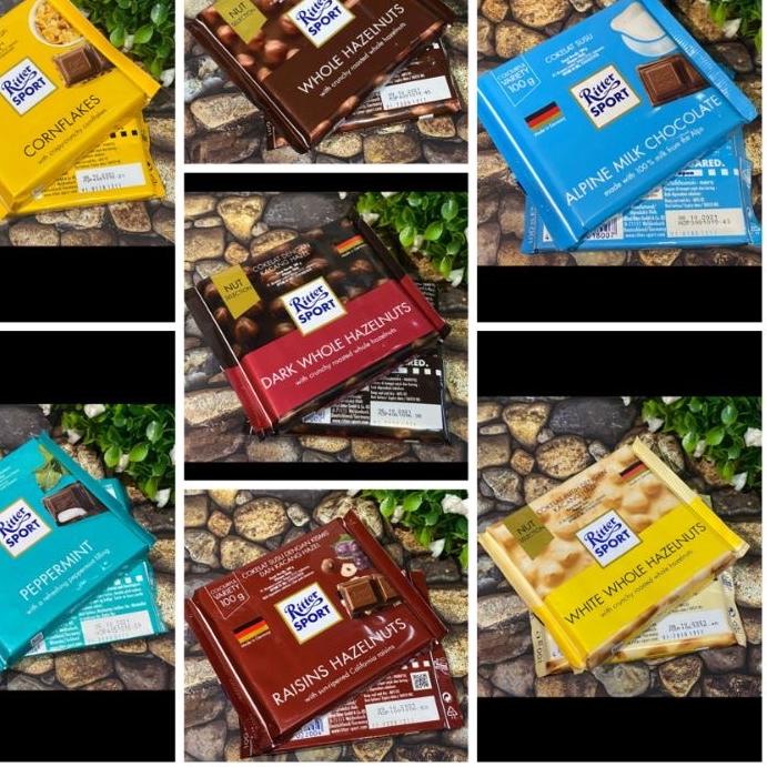 

✱ ORIGINAL!! READYSTOCK exp 2023 coklat germany ritter sport 100gr ►