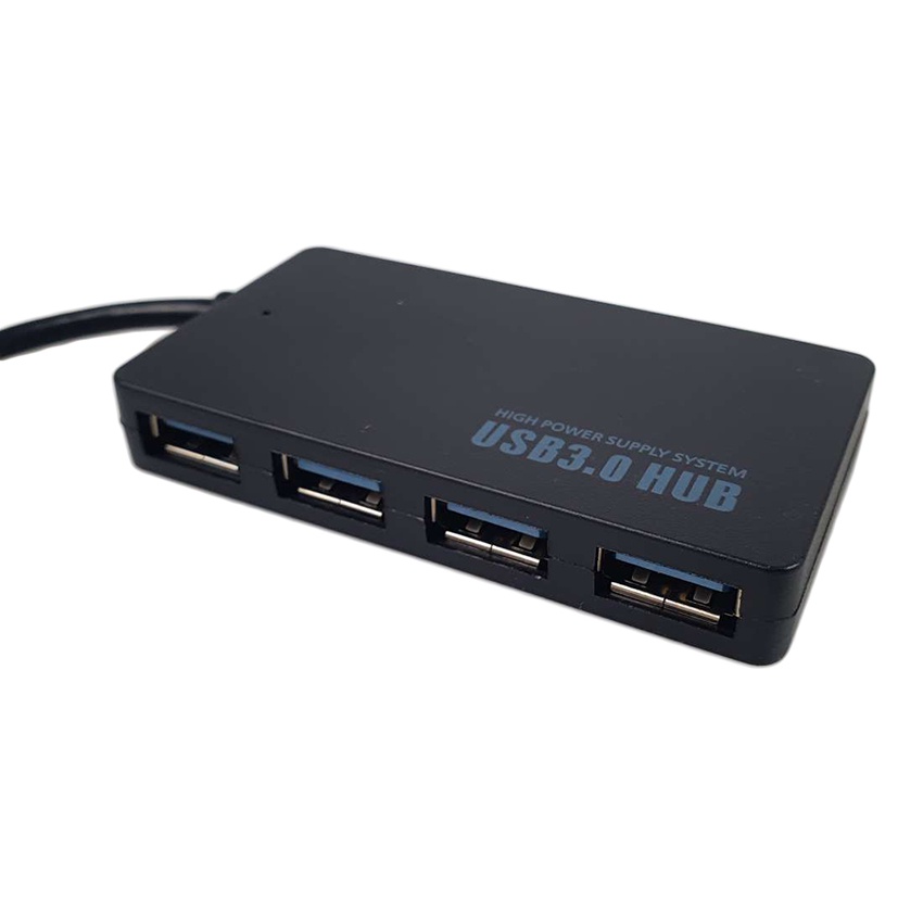 Gs8 USB Type C To USB 3.0 Hub Adaptor 4 Port - RXD-103U3 - Black Or-i