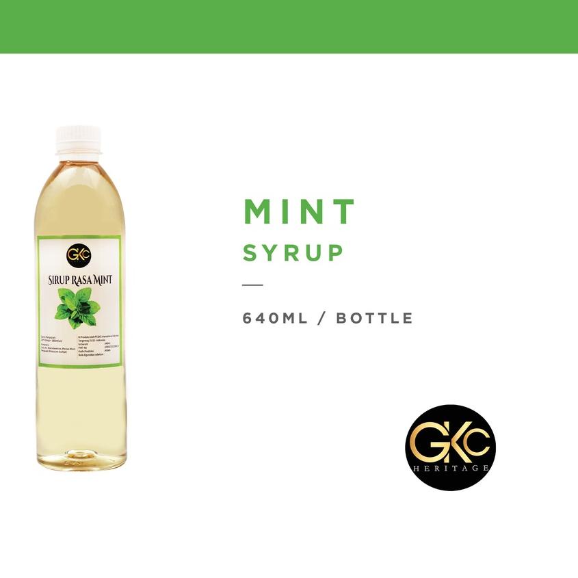 

☎ Sirup Mint / Mint Syrup Minuman GKC Heritage 640 ml (Import Quality) ❀