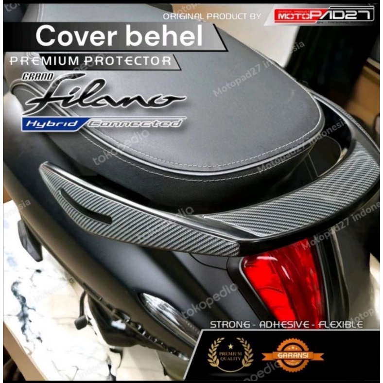 Motopad27 Stiker yamaha Grand filano Stiker timbul Cover Behel yamaha Grand filano 125 2023