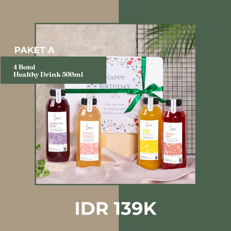 

LOKAL RECIPE - Paket Hampers Sehat Bingkisan Parcel Minuman Healthy Drink dan Pudding