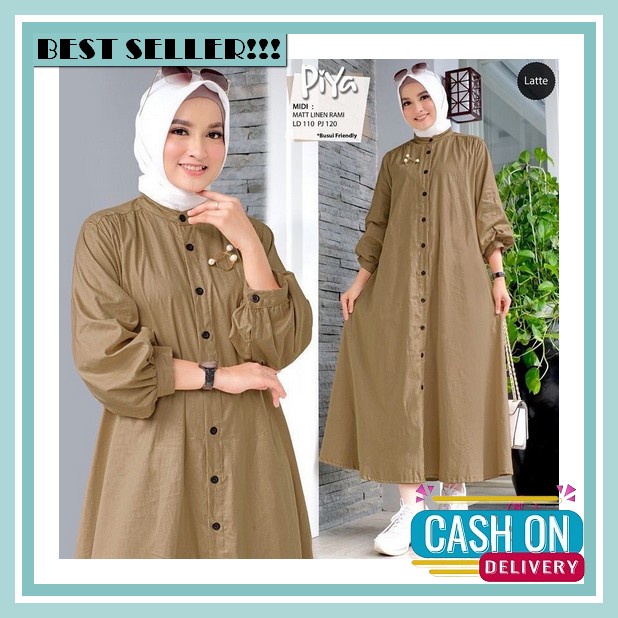 One Set Maudy Ayunda Setelan Polos Lengan Panjang //One Set Kekinian Terbaru Wanita Muslimah //One S