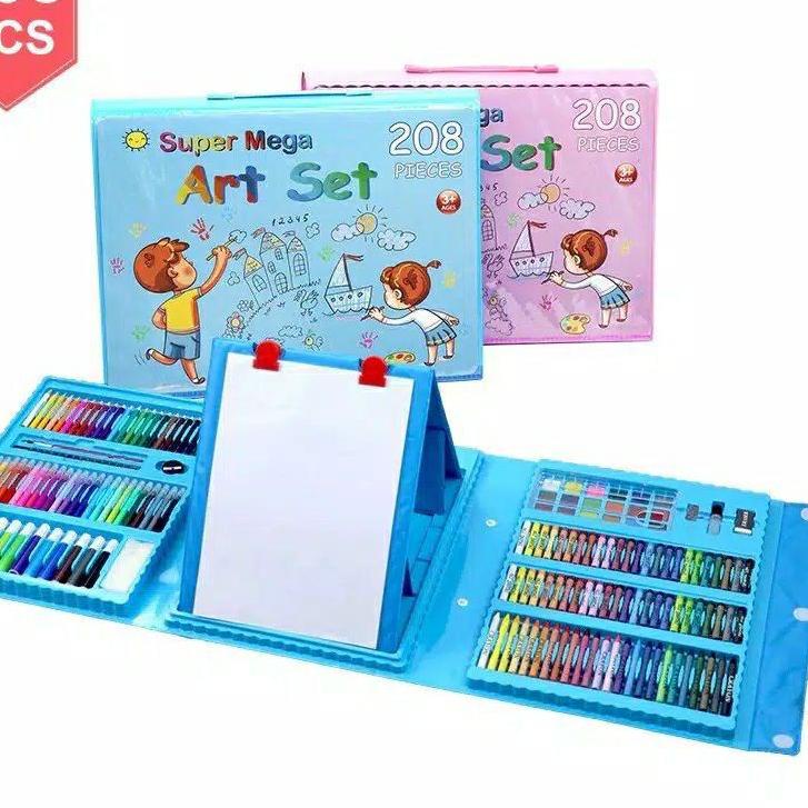

Kejutan Menarik Crayon Set 208pcs / Krayon Mewarnai Anak 208pcs / Pensil Warna Set 208pcs