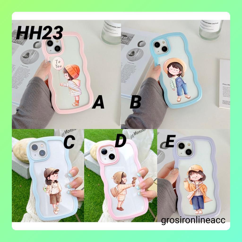 Best Casing Soft Kamera HH23 cewek Girl For Iphone 7+ 8+ Plus X Xs Xr Max 11 12 13 14 Pro Max 14+ 14Plus FJ08