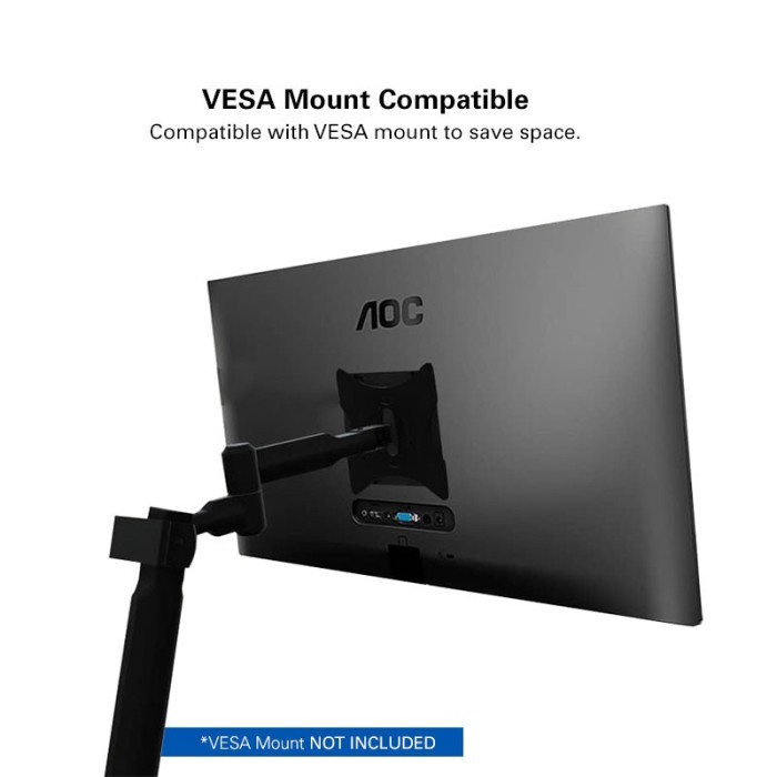 Monitor LED AOC 24B3HM 24&quot; VA 1080p 75Hz VGA HDMI VESA