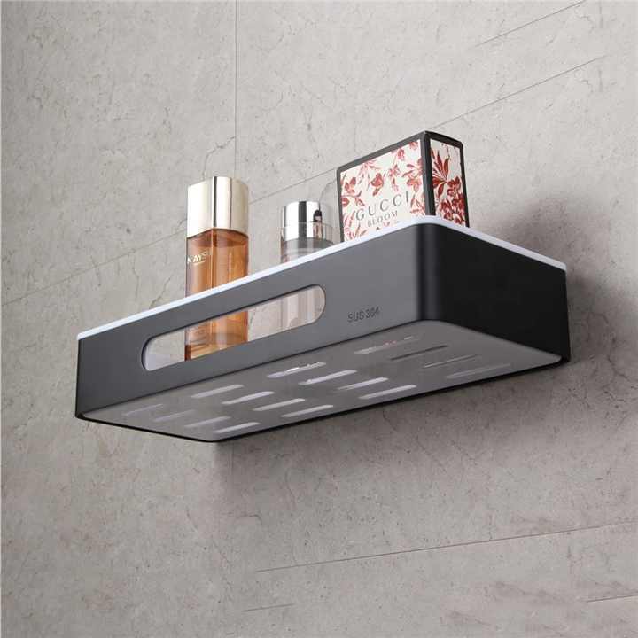 Rak Persegi Single Serbaguna 35cm Rak Tempat Sabun Kamar Mandi R35 Rak Bumbu Dapur Rak ACC Kosmetik