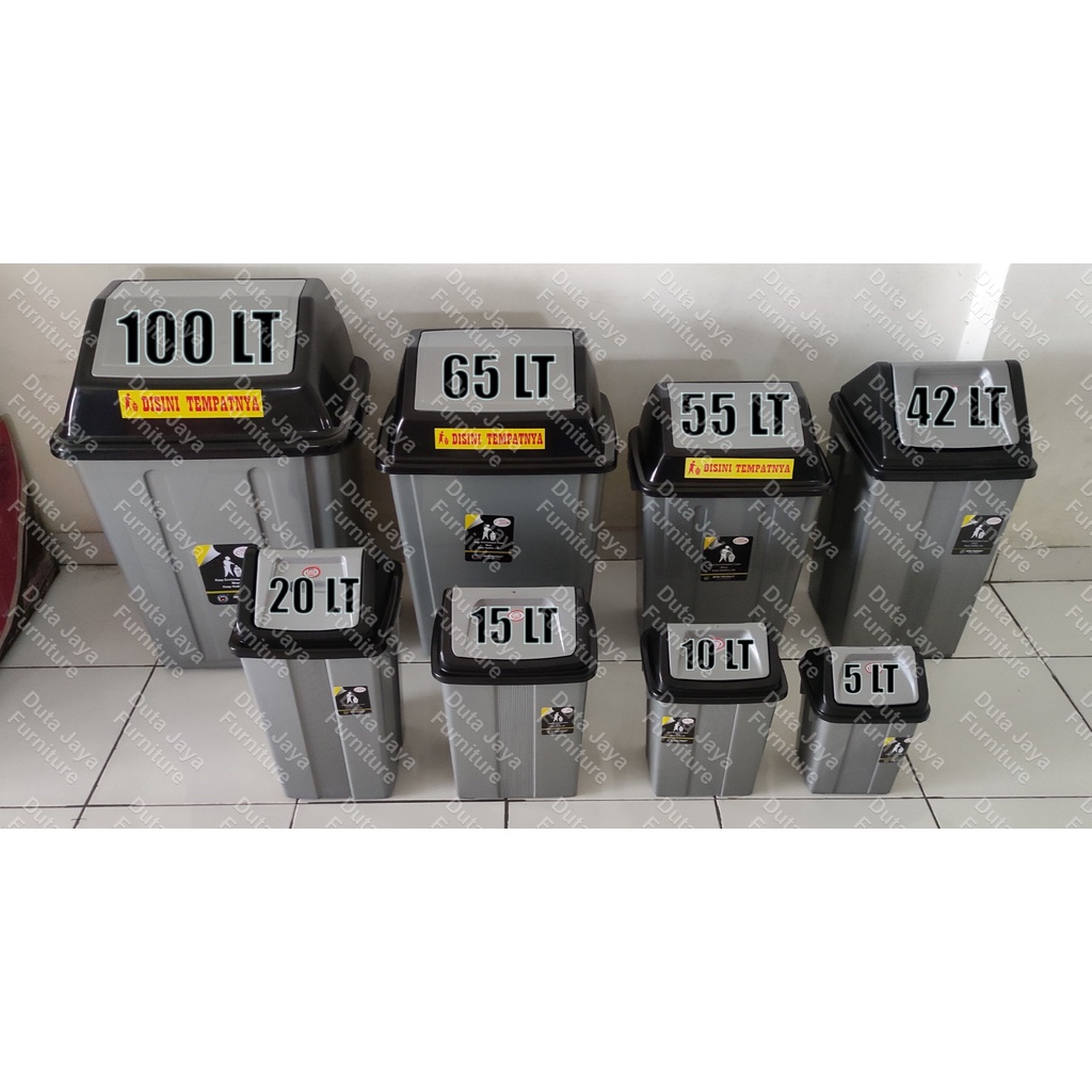 Kotak Sampah | Tong Sampah Tutup | Tong Sampah Plastik | Tong Sampah MPW