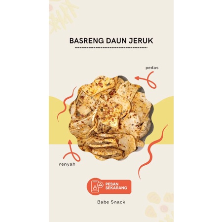 

Basreng Daun Jeruk