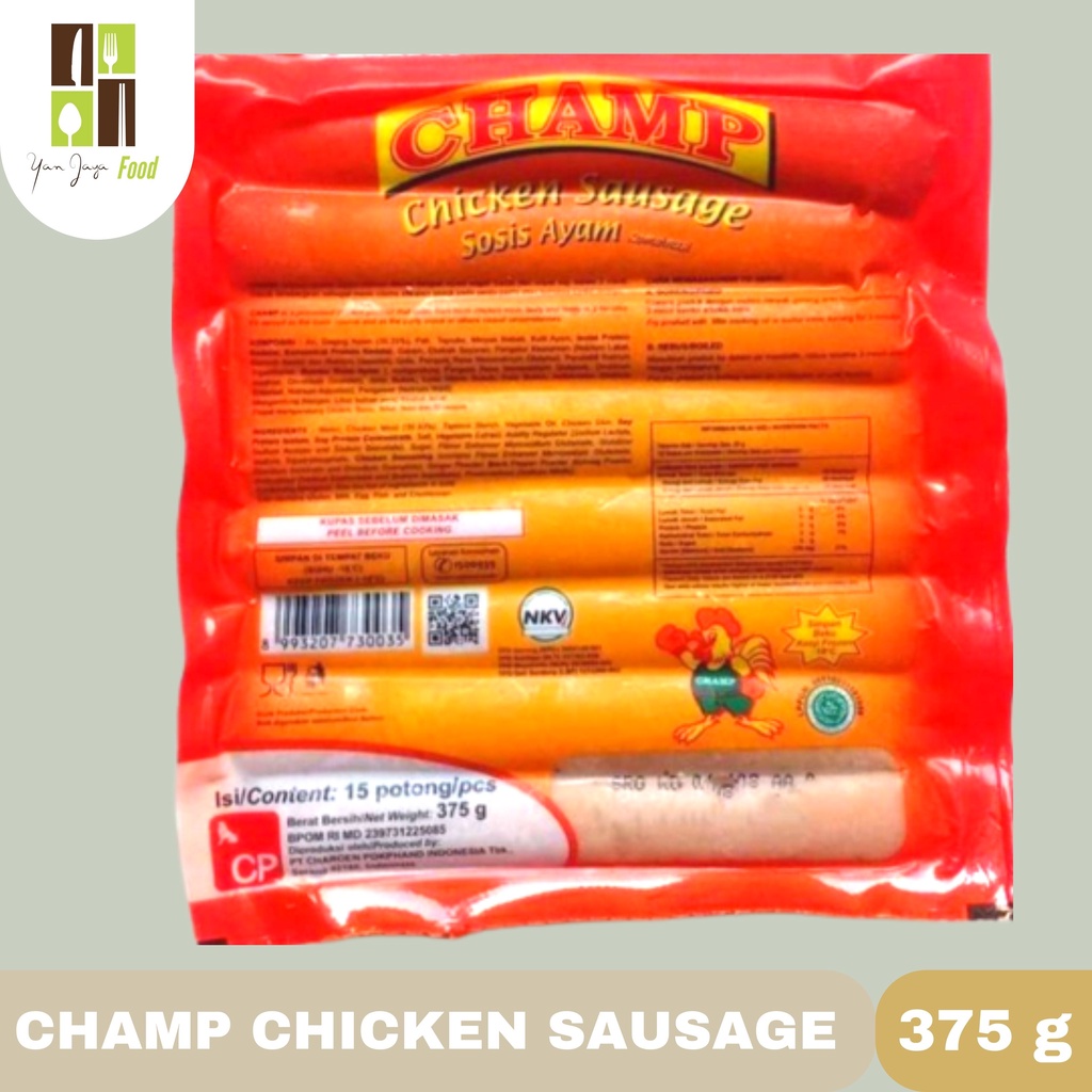 Champ Chicken Sausage/Sosis Ayam 375g