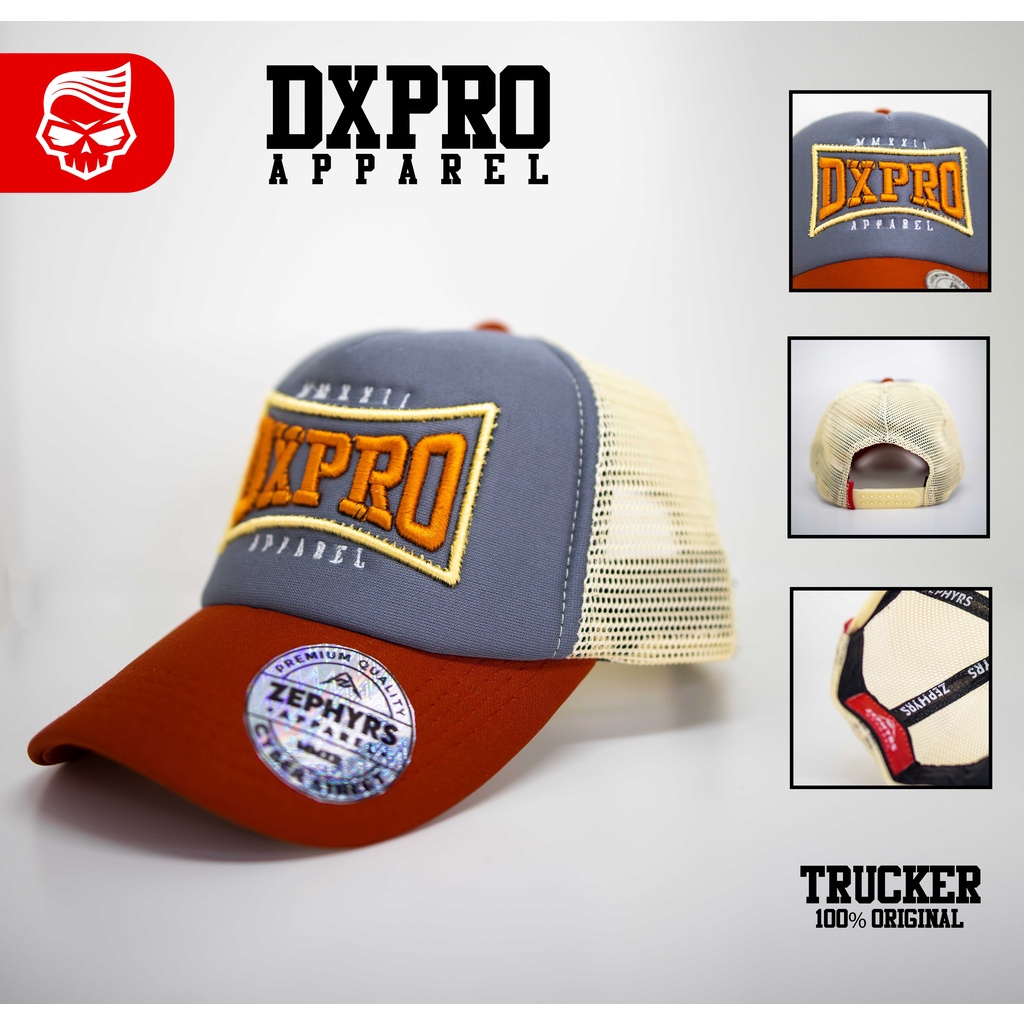 TOPI TRUCKER Bordir DXPRO Original Brand