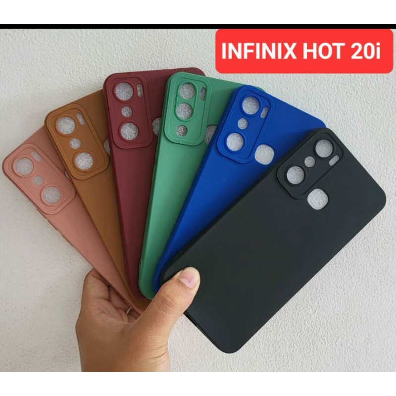 CASE INFINIX HOT 11S NFC HOT 20I SOFTCASE SLIM MATTE  PROTECT CAMERA