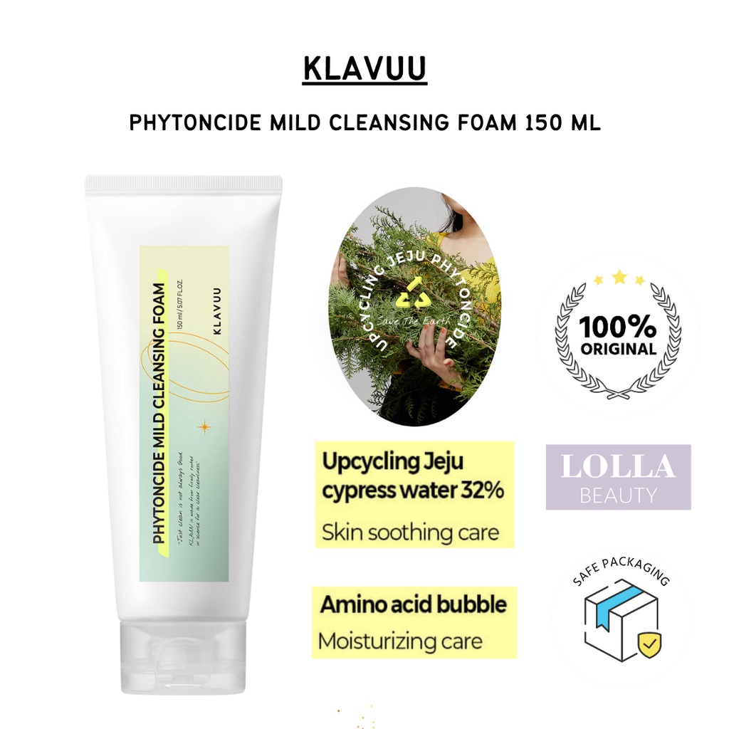 KLAVUU - Phytoncide Mild Cleansing Foam 150ml