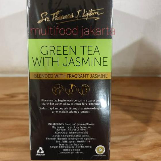 

➲ Lipton green tea with jasmine / teh hijau melati lipton premium ☃