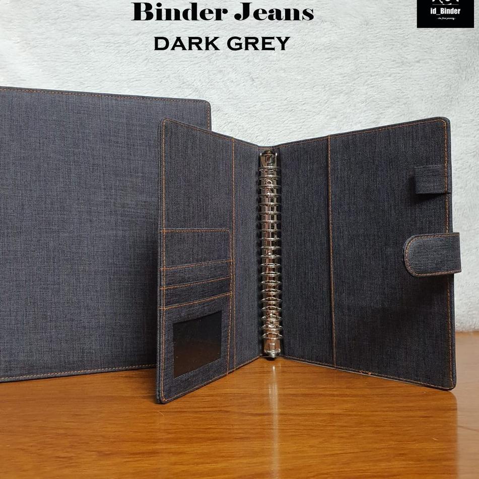

Ready Terbatas BINDER BAHAN JEANS/DENIM 9 WARNA PILIHAN A5 DAN B5