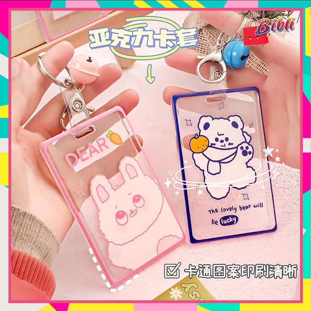 

Name Tag Lanyard ID Card Holder Acrylic Case ID Card Name Card Holder Transparant 1017