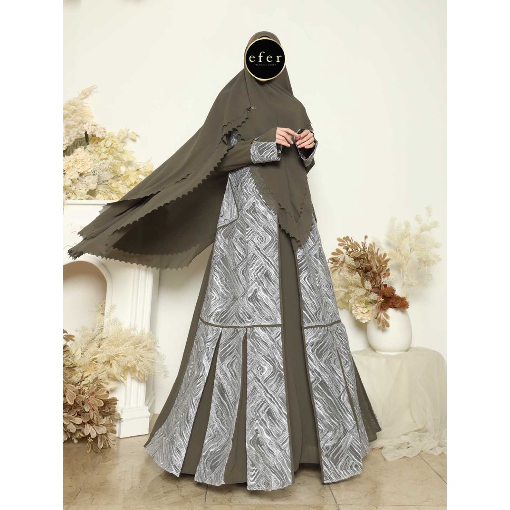 Meisya Dress Set by Efer Premium Syari