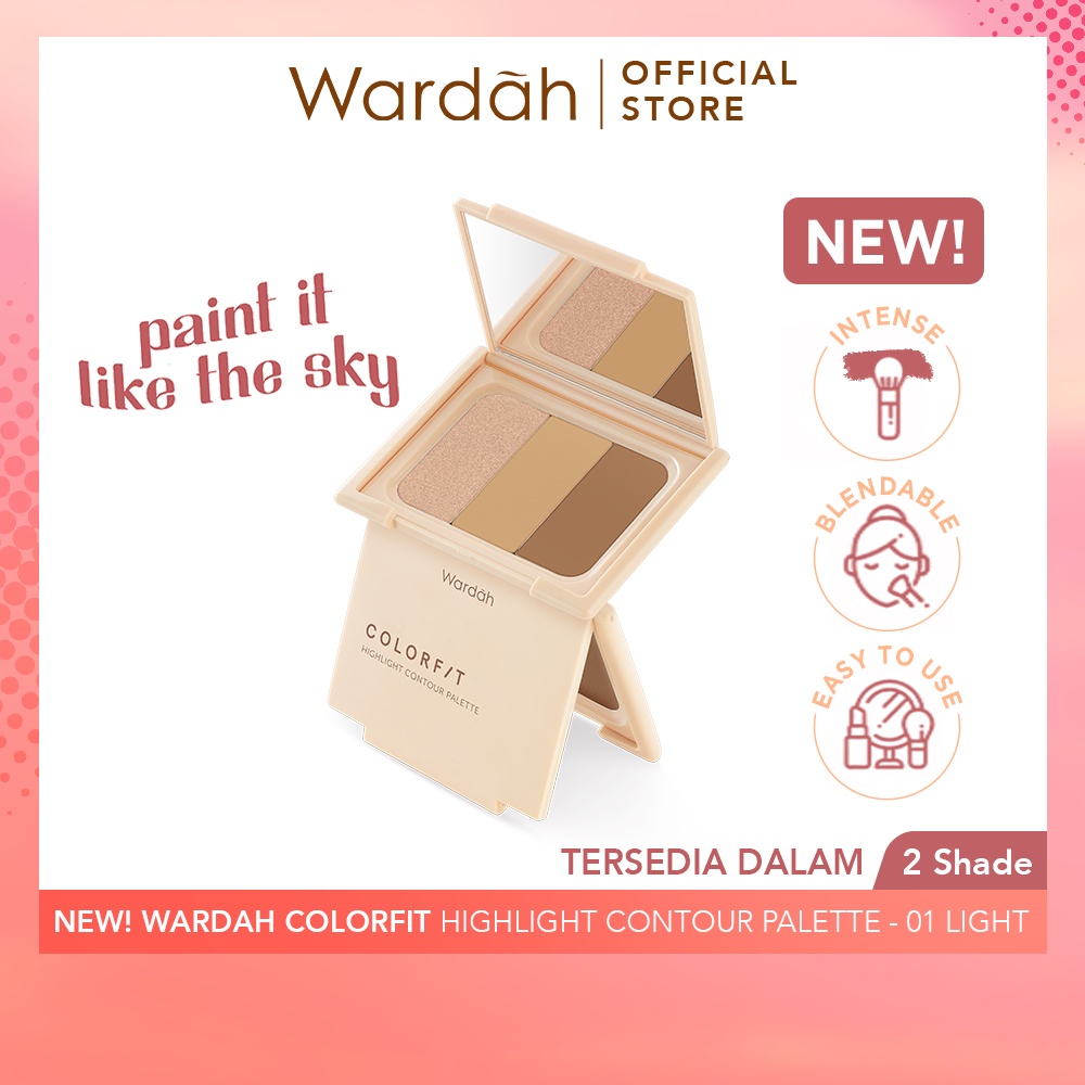 Wardah Colorfit Highlight Contour Palette
