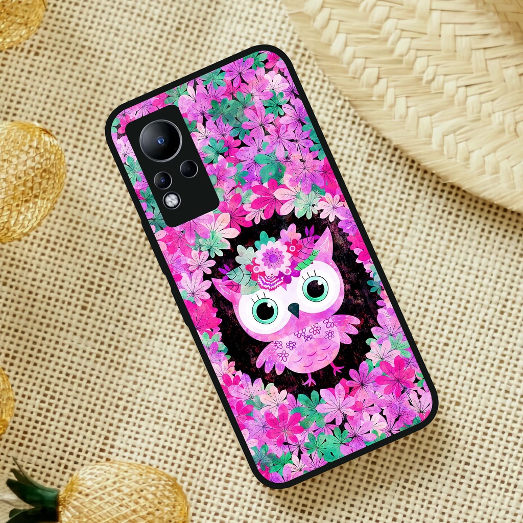 (MT27) Case Infinix Note 11 | Note 12 | Casing Hp Infinix | Pelindung Smartphone Seven Case | Owl Cu