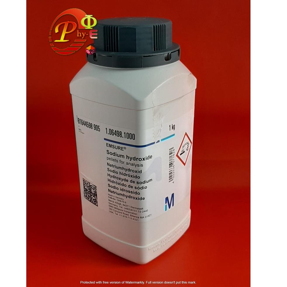 Z94 Naoh Analis MERCK / Sodium Hidroksida MERCK / ECER Per 10 Gram WOW BANGET ヅ