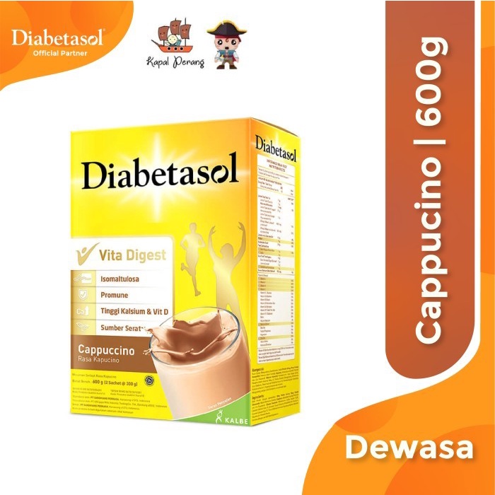 

[ COD ] Diabetasol Cappucino 600 gram