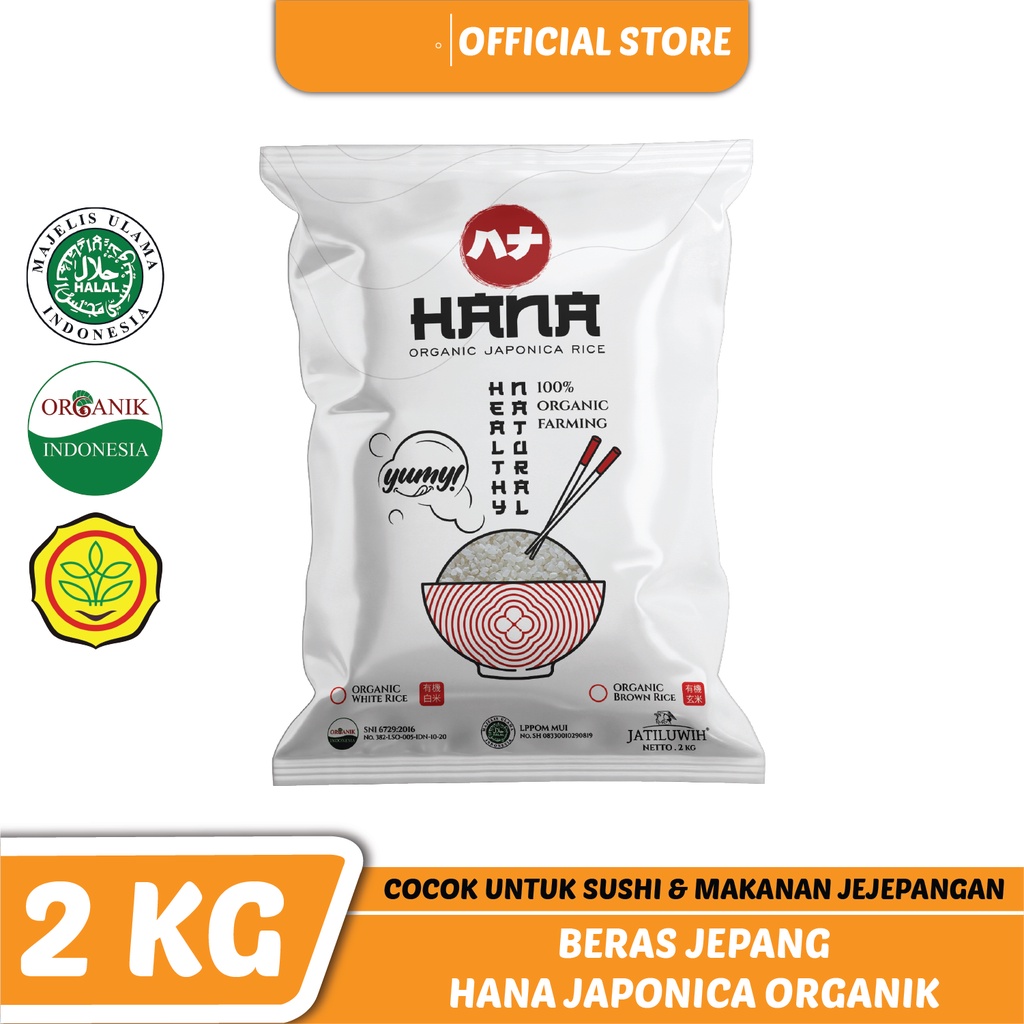 

Jatiluwih Beras Hana Organik 2kg - Beras Hana Organik Jatiluwih 2kg