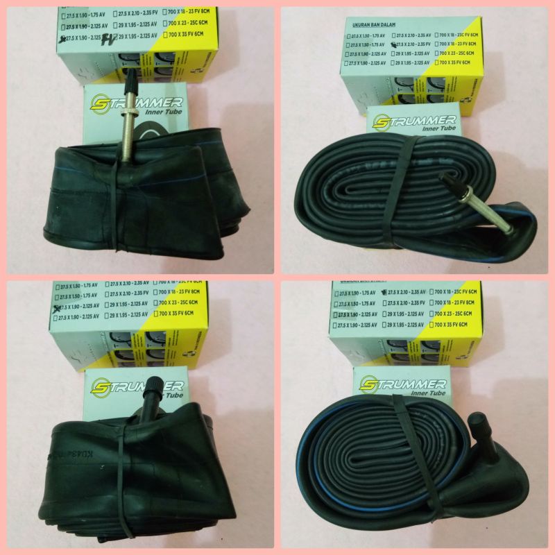 BAN DALAM SEPEDA KENDA STRUMMER 27.5" PRESTA FV SCHRADER SV 27.5x1.25/1.50 ; 27.5x1.50/1.75 AV ; 27.