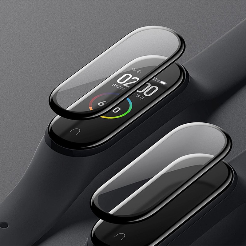 1pcs Full Cover Curved Film Screen Protector Untuk Mi Band5/Untuk Miband4 Replacement Protective Screen Film/Explosion proof Miband5 4 Film/Penjualan Panas