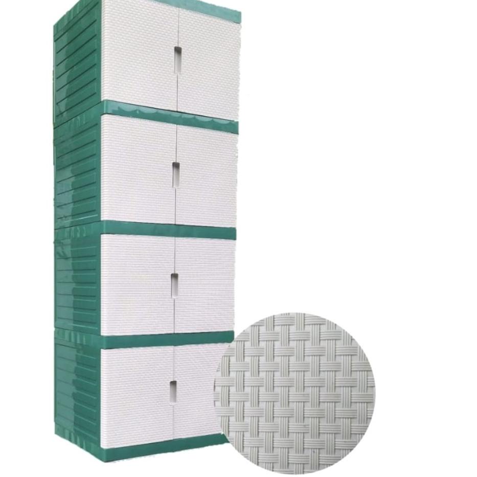 ✽ Lemari Baju lemari Pakaian Lemari Plastik Lemari BW PUTIH ✭