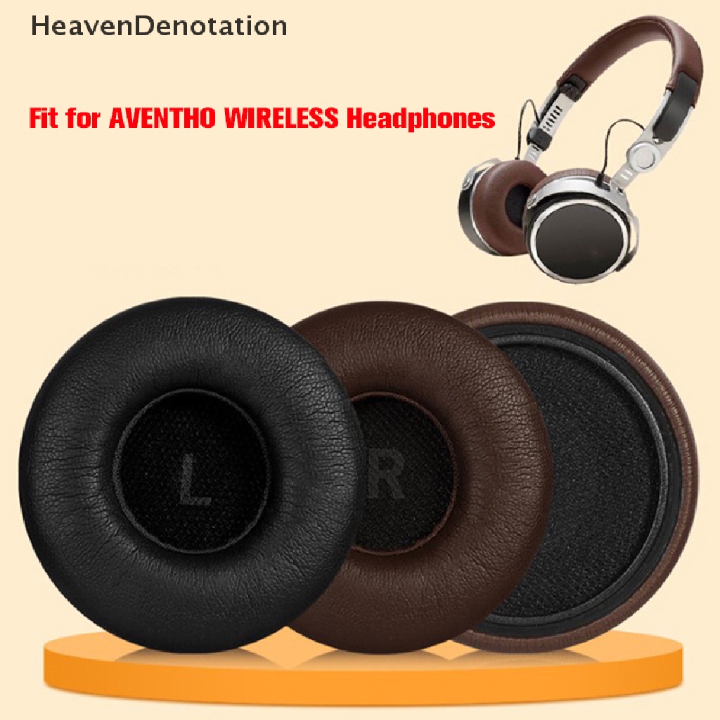 [HeavenDenotation] Busa Lembut Protein Kulit Earpads Cushions Ear Pads Untuk Beyerdynamic AVENTHO WIRELESS Headset repair Parts HDV