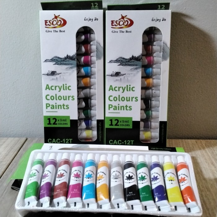 

langsung order saja] Acrylic colours paint 12w CAC-12T