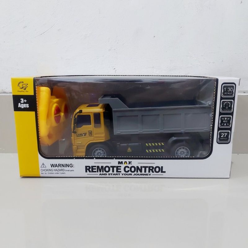 Mainan RC Dump Truck Remote Control - Mobil Truk Pasir Remot Kontrol Anak Laki