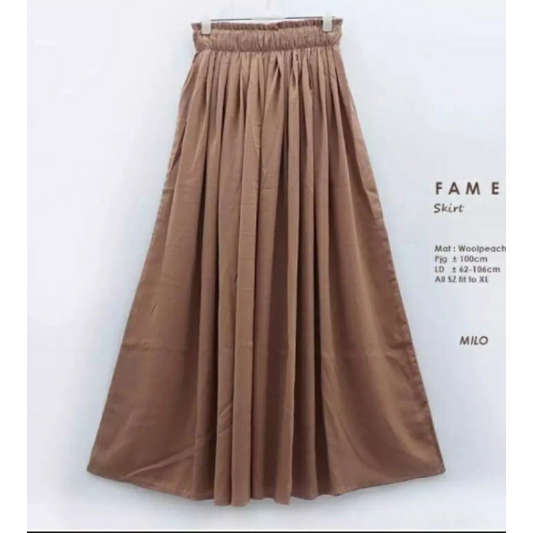 Rok wolfis -Rok rempel-Rok maxi skirt