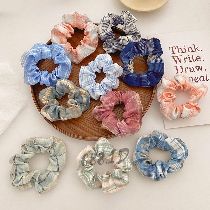 Ikat Rambut Scrunchie Kunciran Scrunchi Korea 3 pcs Iket Rambut Cepol Hijab Jilbab Kucir Rambut KCR 26