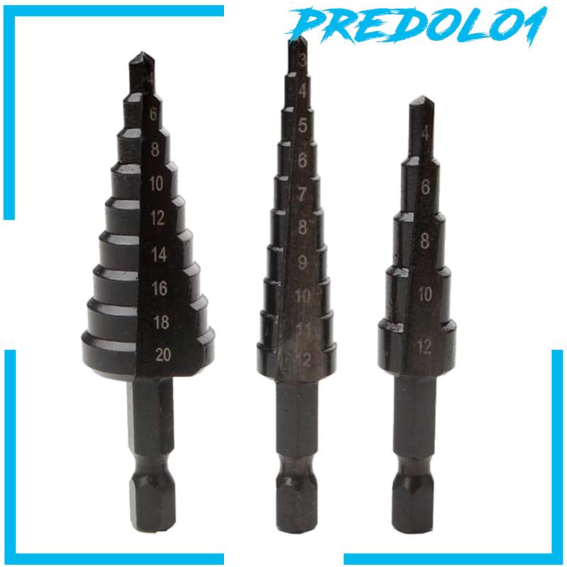 [Predolo1] Mata Bor Step Alur Lurus Drilling Power Tools Untuk Fibreglass Tembaga