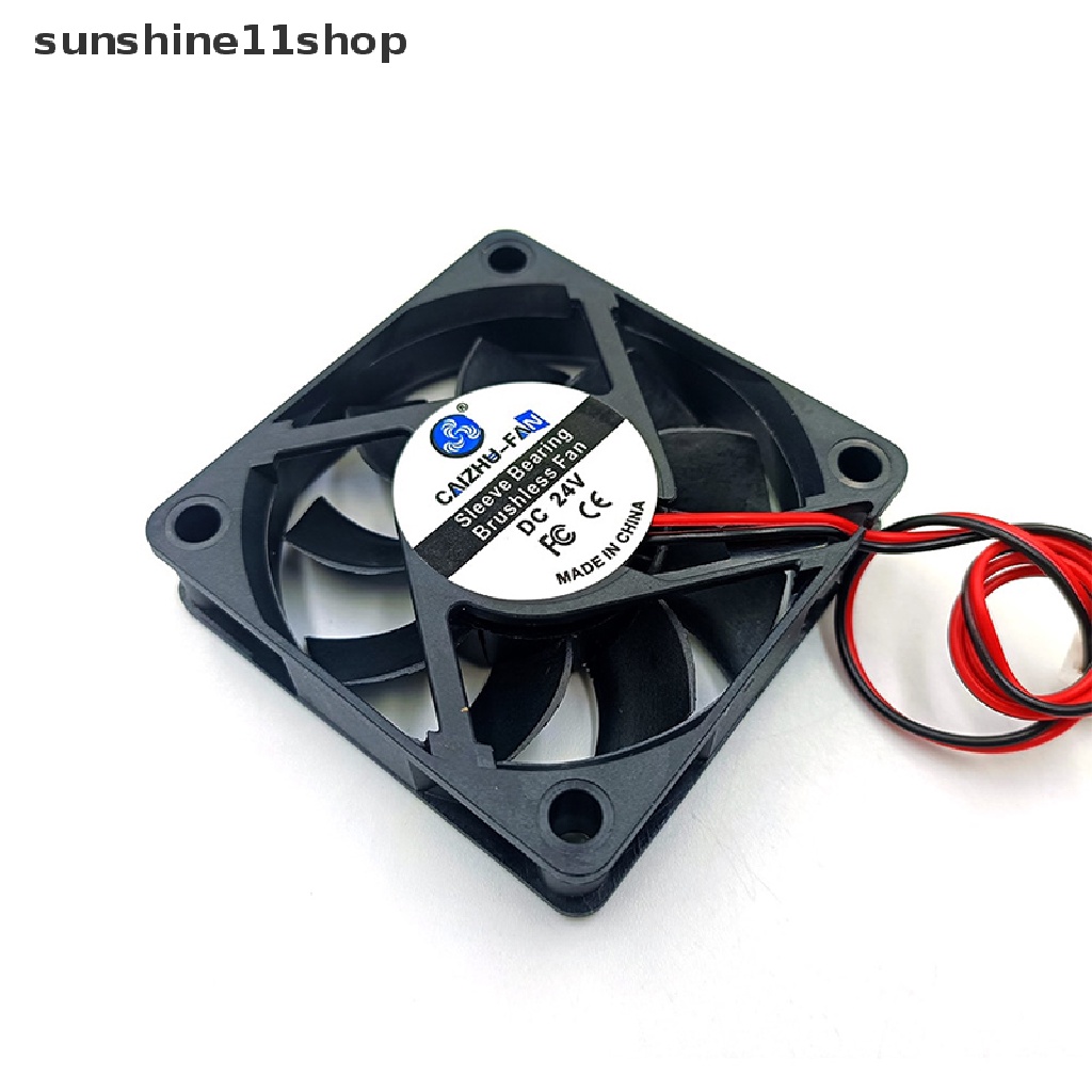 Sho DC6015 Cooling Fan 5V 12V 24V Komputer CPU Cooler Motor Dc Kipas Pendingin Humidifier Inverter Graphics Card Industrial Dc Fan N