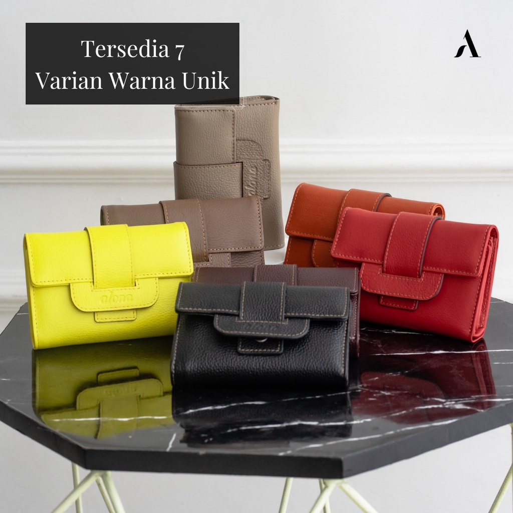 Dompet Wanita Lucu Kecil 7 Varian Warna 100% Original Kulit Sapi Asli Premium - MARINKA WALLET