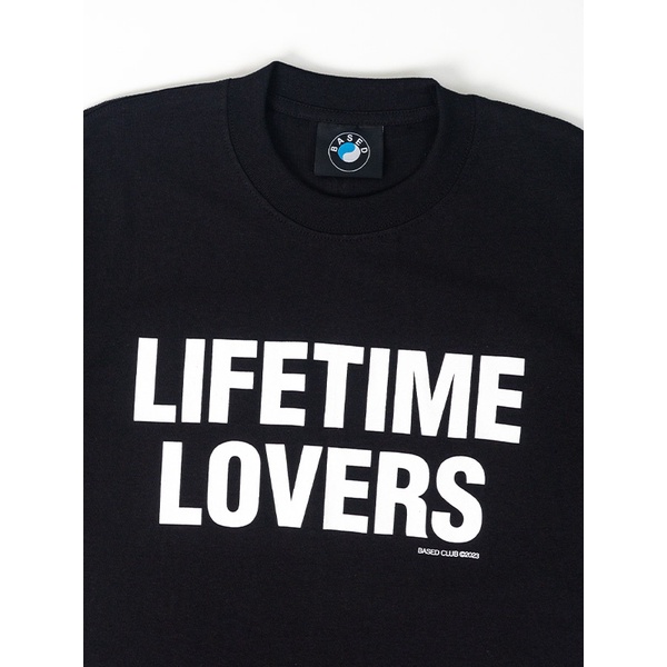 Based Club Lovers Kaos Lengan Pendek Hitam