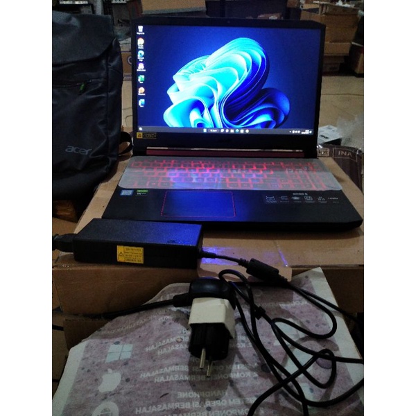 ACER NITRO 5 AN515-54 Intel Core i5-9300H NVIDIA GTX 1050 SSD Nvme 256GB RAM DDR4 16GB