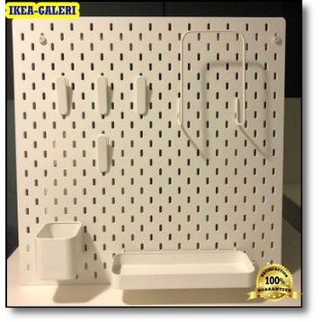 

Tuhe Papan Dinding Pegboard Gantung Barang,Papan Dekorasi Berlubang,56X56Cm