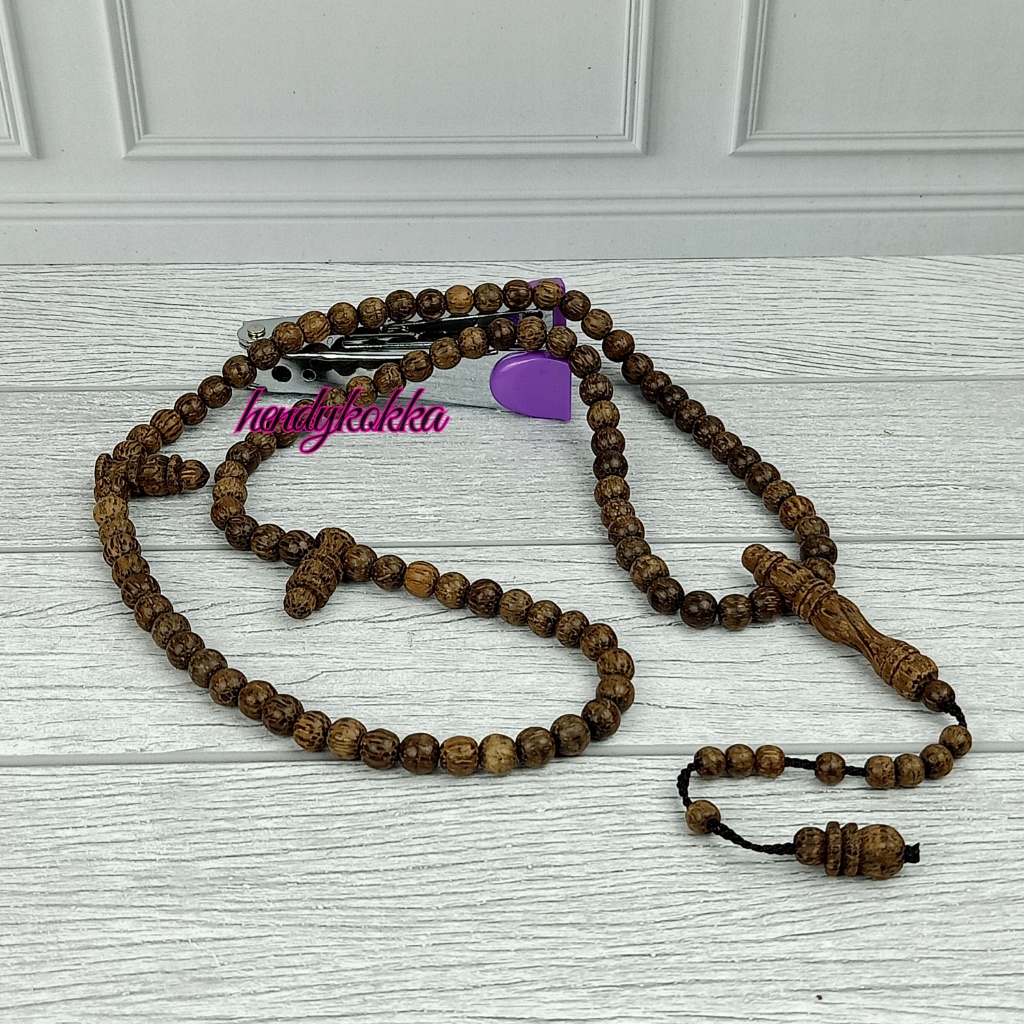 TASBIH 99 KAYU AREN 8MM